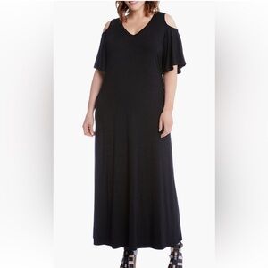 Karen Kane Black Flowy Maxi Dress